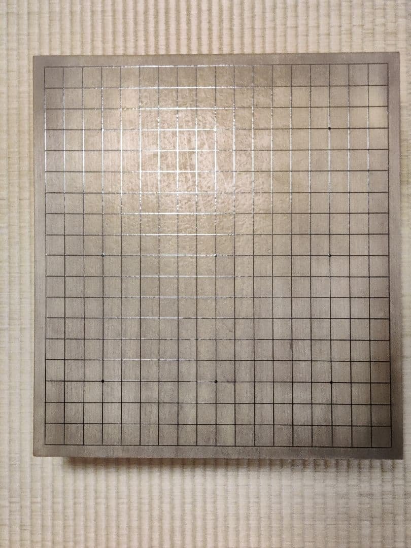 中村碁盤店謹製　木製囲碁盤＋天然碁石