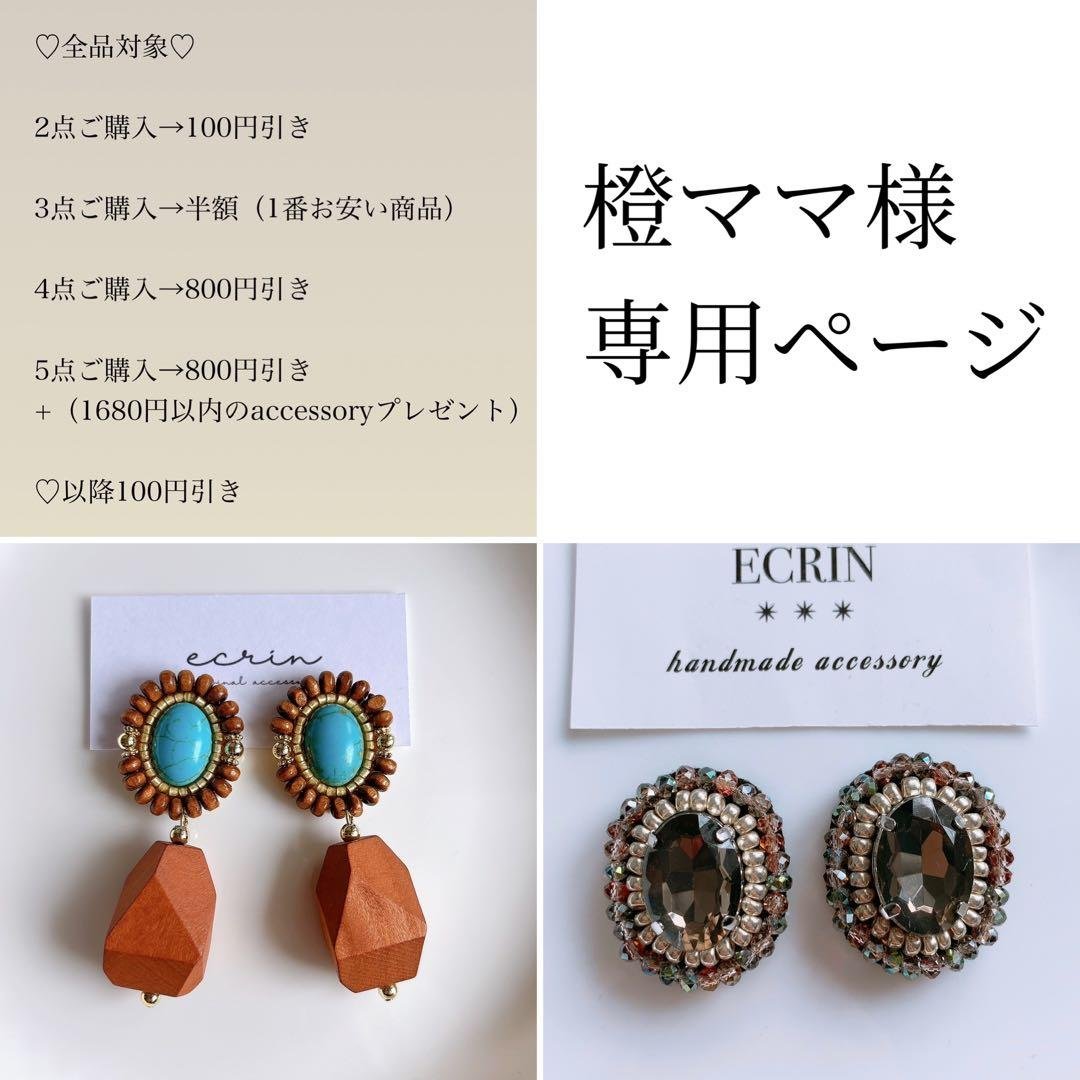 橙ママ様♡専用ページ〔ネジバネイヤリング〕