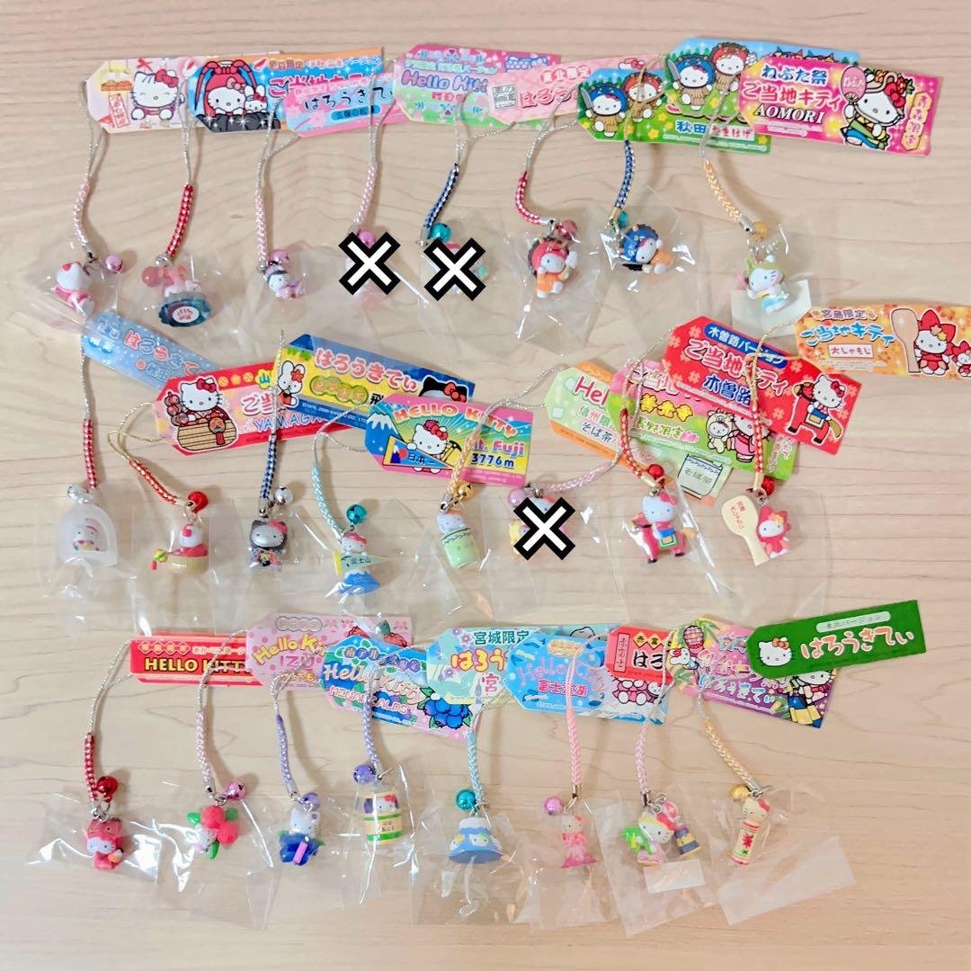 【激レア】 ご当地キティ コラボキティ 根付け ストラップ 322個 まとめ売り