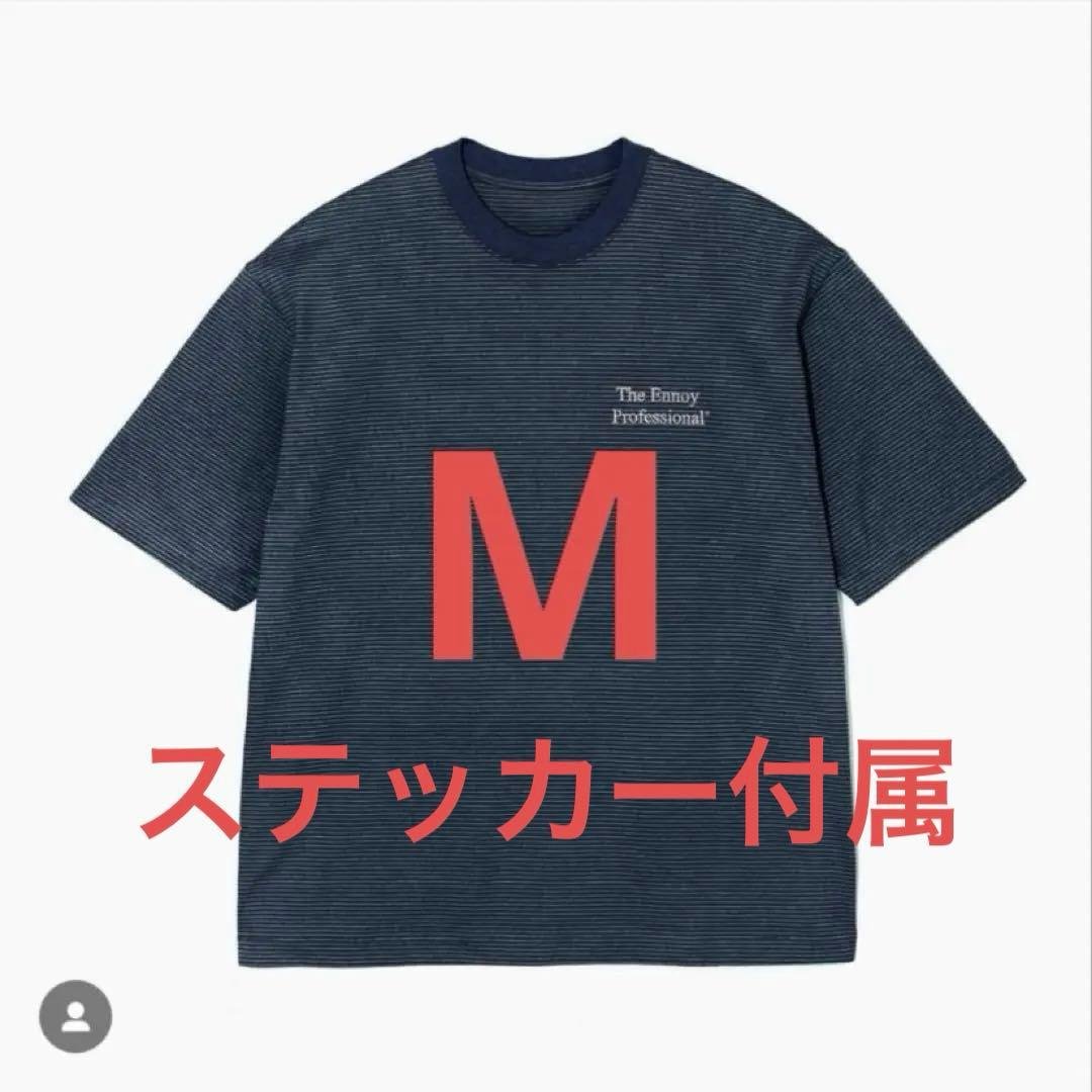 【値下・美品】Ennoy BORDER S/S TEE NAVY size:M