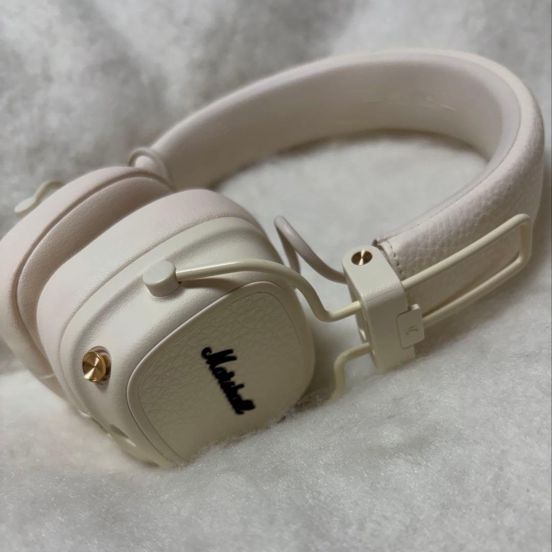 Marshall ワイヤレスヘッドホン クリーム