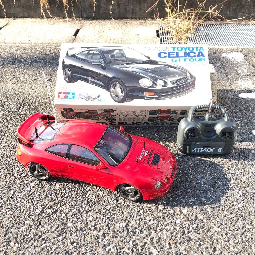 タミヤ トヨタ セリカ GT-FOUR 1/10 RCカー プロポ付 走行可能