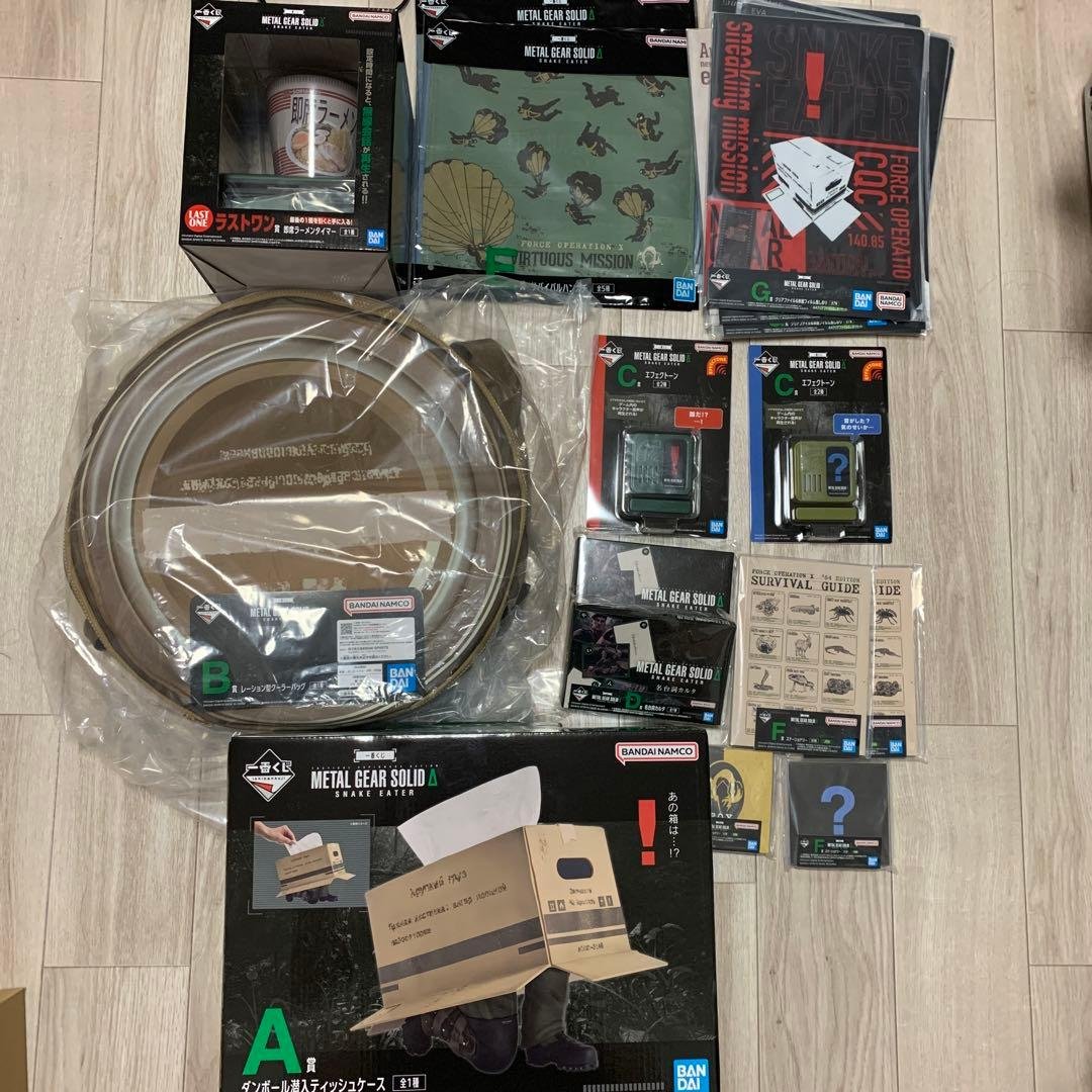 L GEAR SOLID 6 一番くじ コンプリート　メタルギア