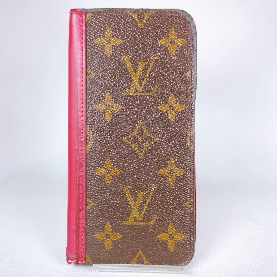 LOUISVUITTON iPhoneケース 15プロ モノグラム 手帳型