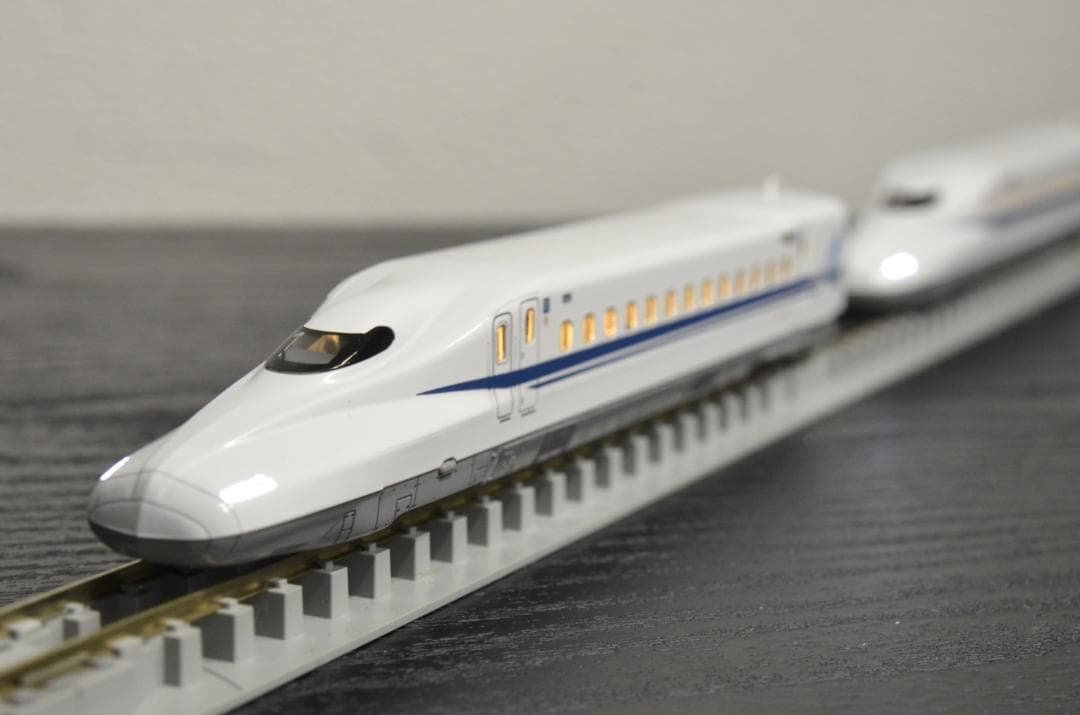【軽加工品】KATO N700A 東海道新幹線 16両フルセット 自作室内灯付き
