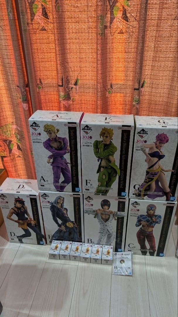 一番くじ ジョジョの奇妙な冒険 GOLDEN WIND フィギュアセミコンプ