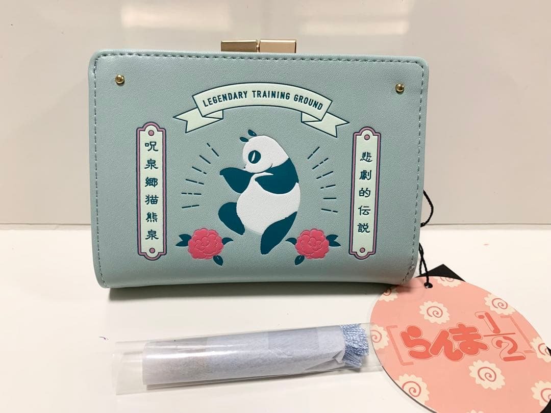 らんま1/2 財布 二つ折り muddie パンダ Pちゃん他 タッセル付き