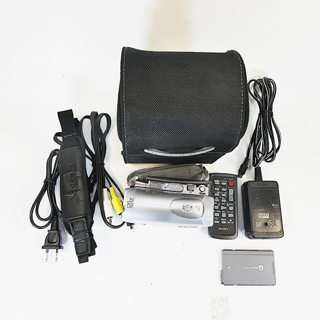 美品・動作品 ソニー DCR-HC90 MiniDVビデオカメラ　DVD化に最適