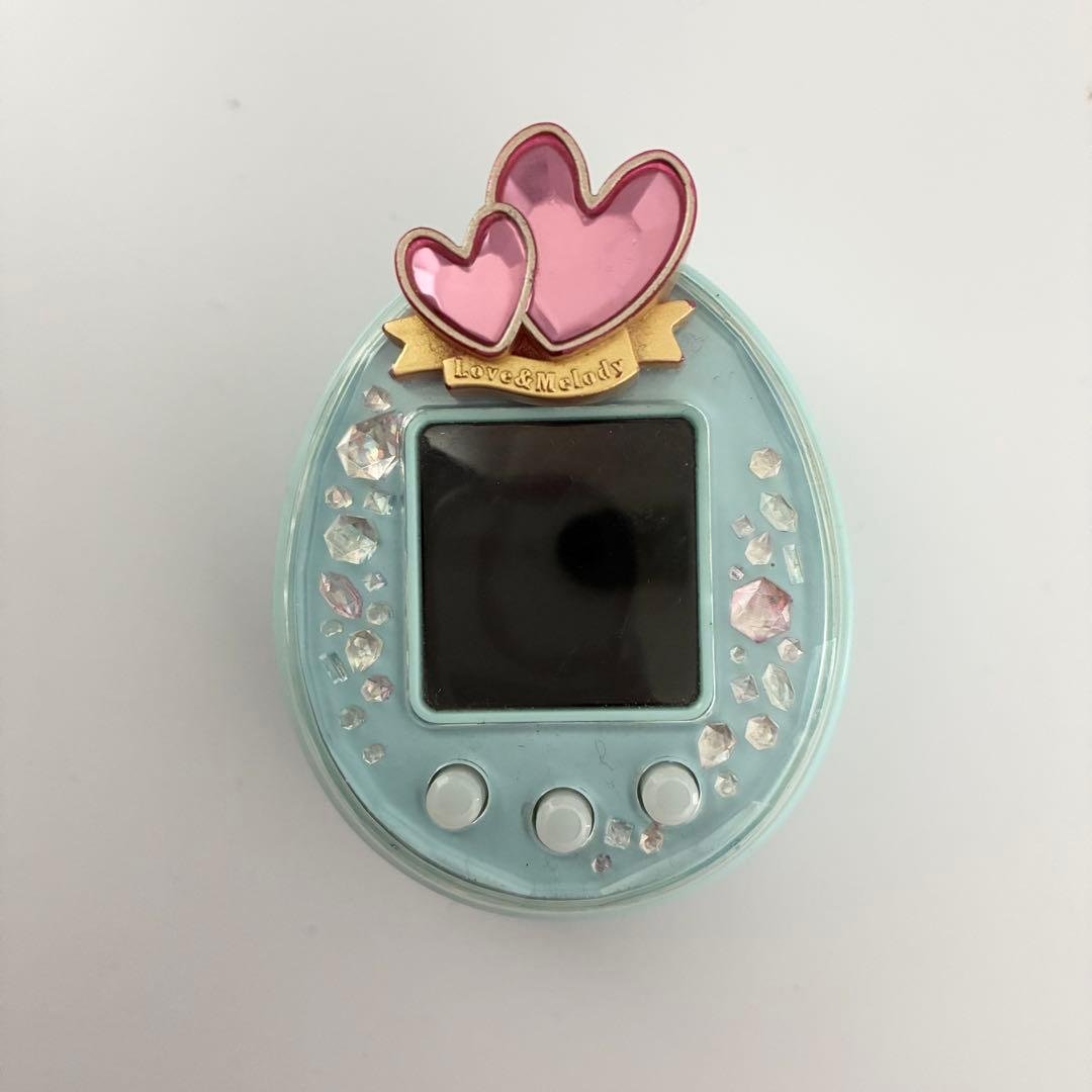 たまごっちp's たまごっちピース　水色　タマデコピアス