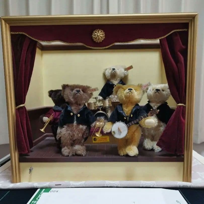 steiff シュタイフ　ミレニアム　ミュージカルバンドスタンド　テディベア