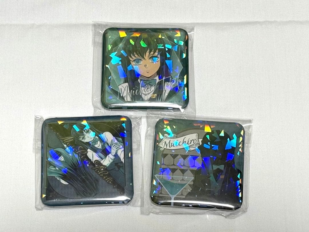 ★ 鬼滅の刃　モクテル　ロト　缶バッジ　時透無一郎　3個