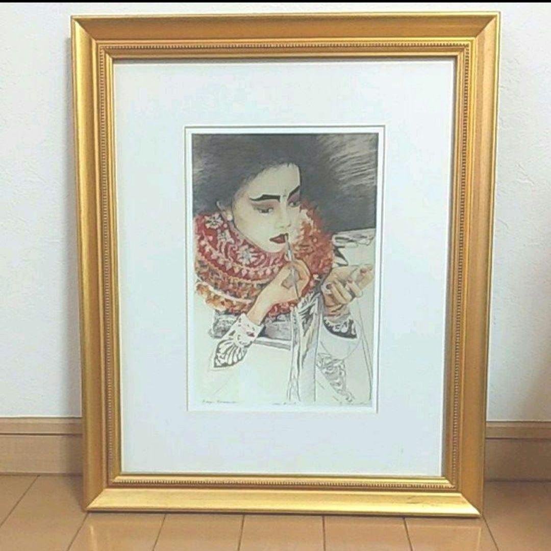 バリ絵画　バリアート　アンティーク　バリス　バリ舞踊