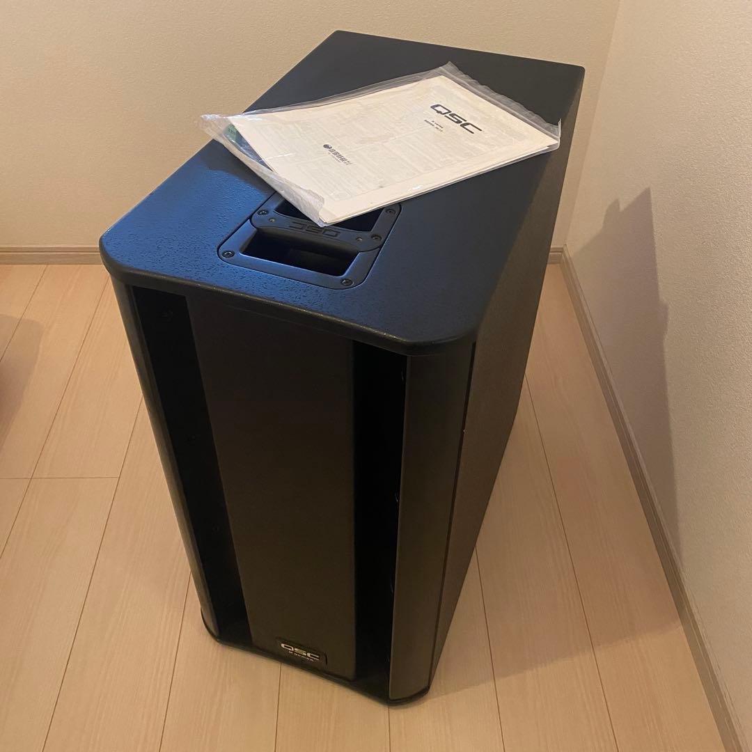 QSC (株式会社音響特機) サブウーファー　取扱説明書付き