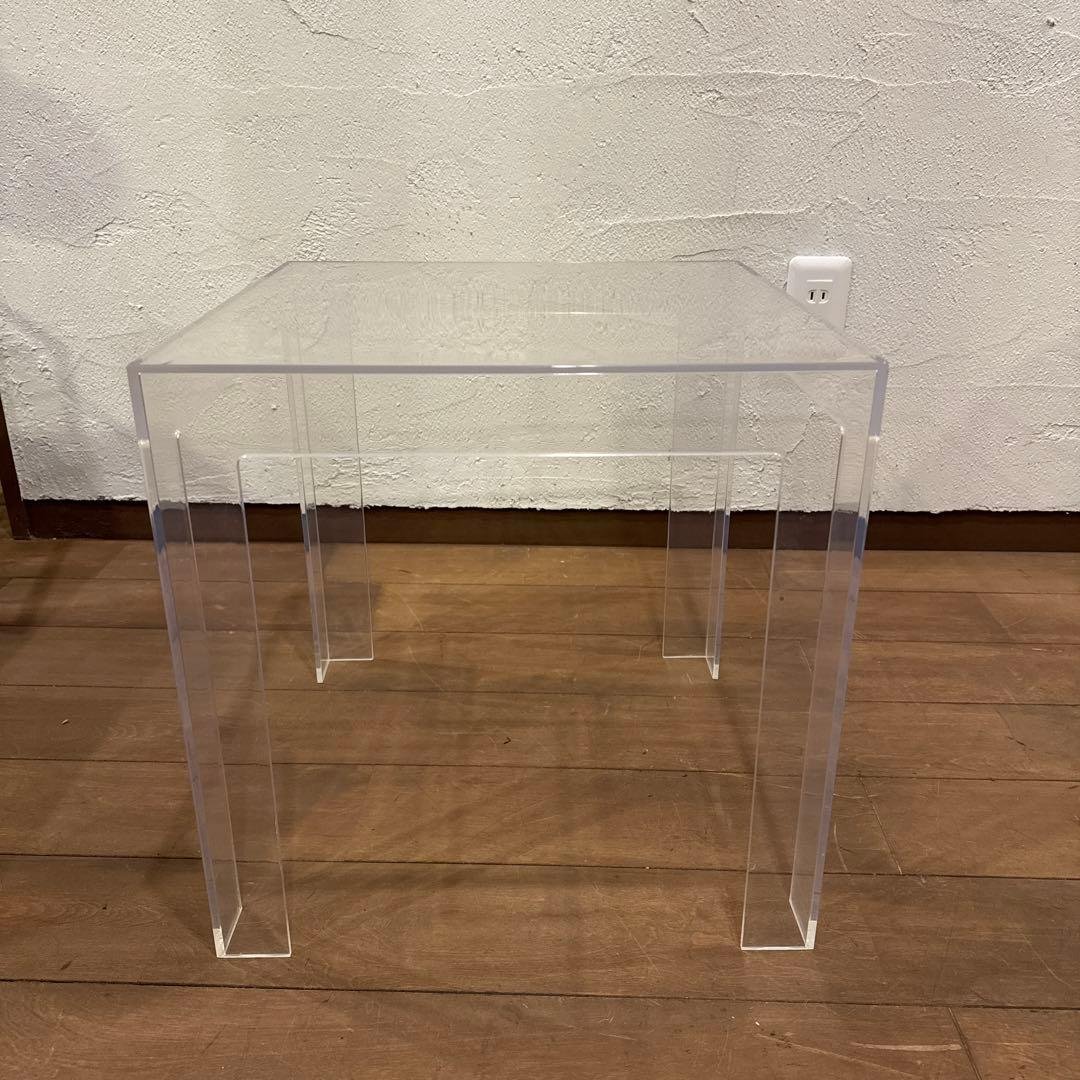 Kartell JOLLY サイドテーブル クリスタル