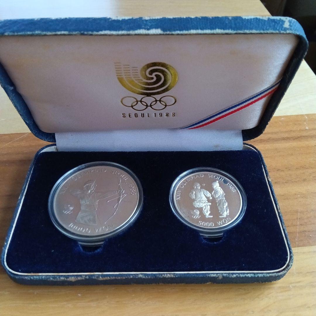 1988年ソウルオリンピック記念銀貨セット