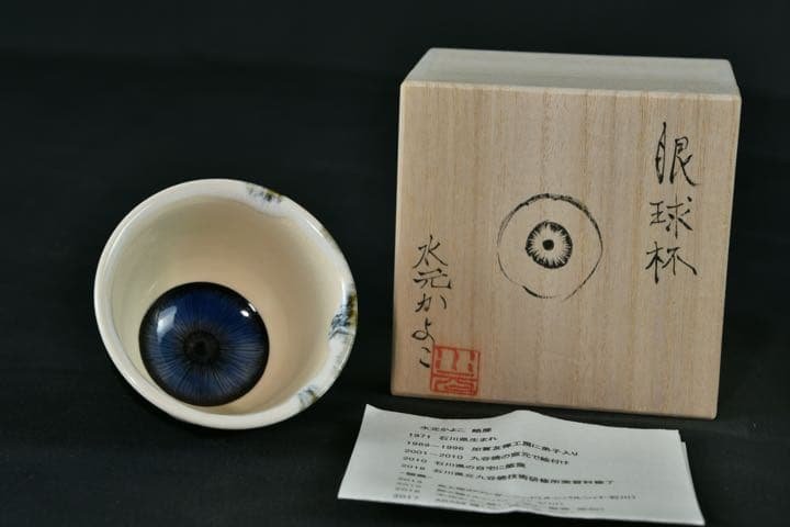 【美品】眼球杯 水元かよこ 元箱
