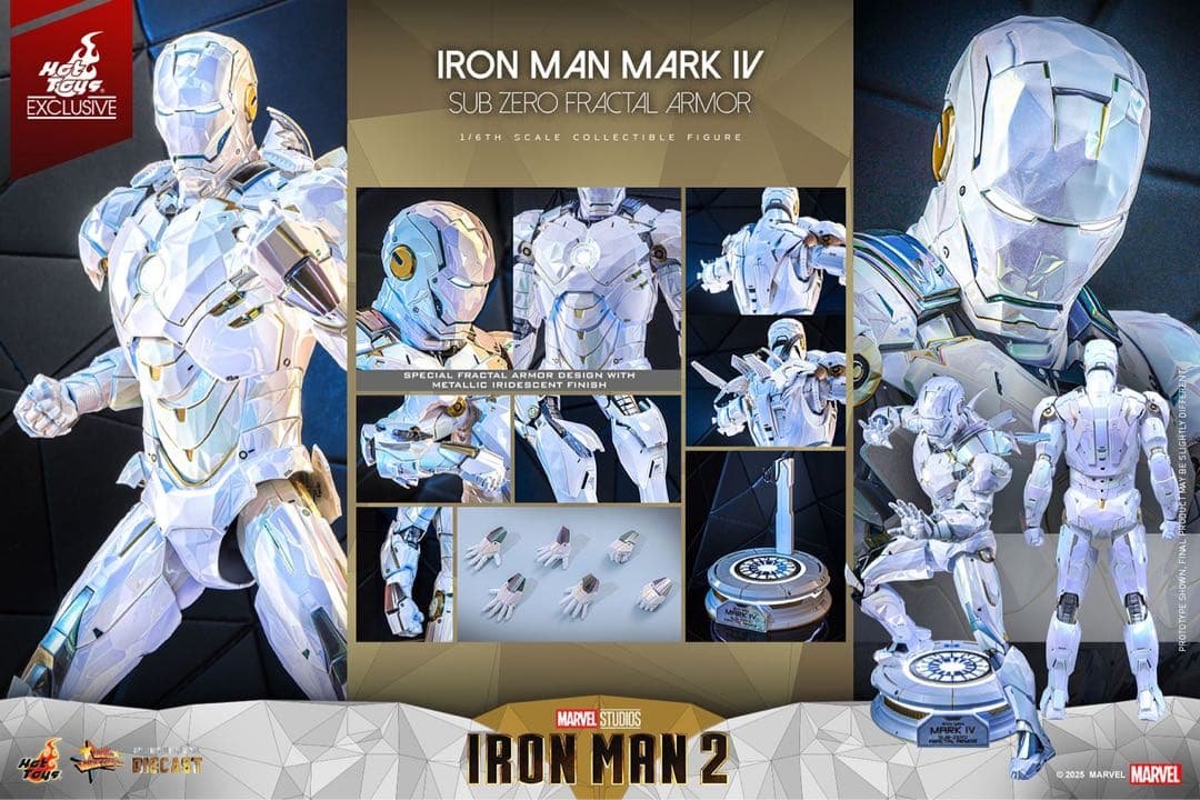 ホットトイズ　アイアンマン　マーク4　サブゼロフラクタルアーマー