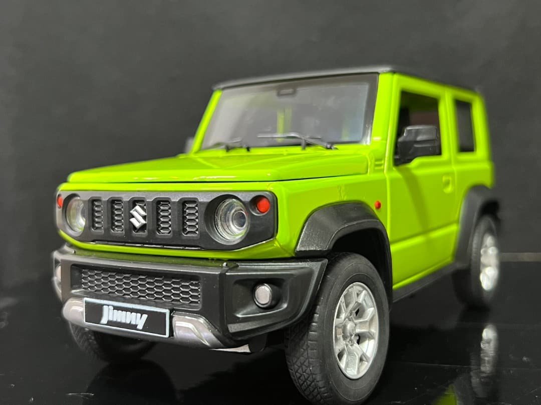スズキ ジムニー ミニカー グリーン 1/18 H176