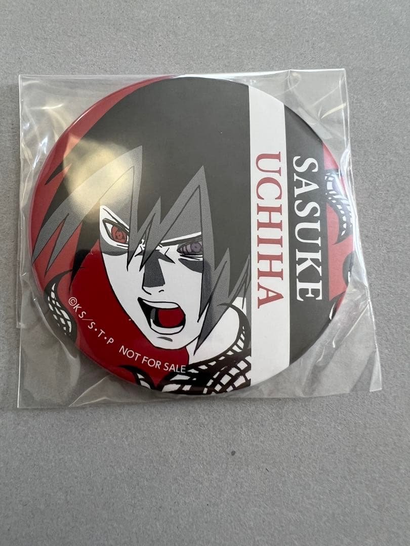 NARUTO サスケ真伝 来光篇 DVD初回生産特典 うちはサスケ 缶バッジ