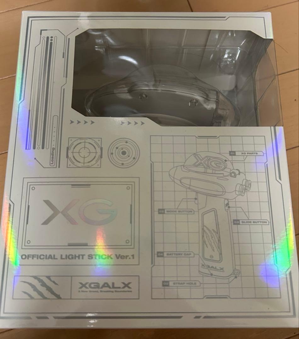 XG OFFICIAL LIGHT STICK Ver.1 トレカ付 開封済