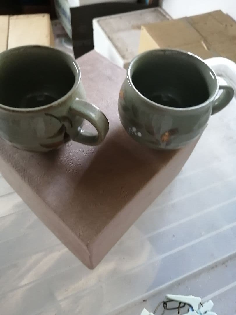 ‼️高級品‼️九谷焼　コーヒーカップ　秋草　ペア