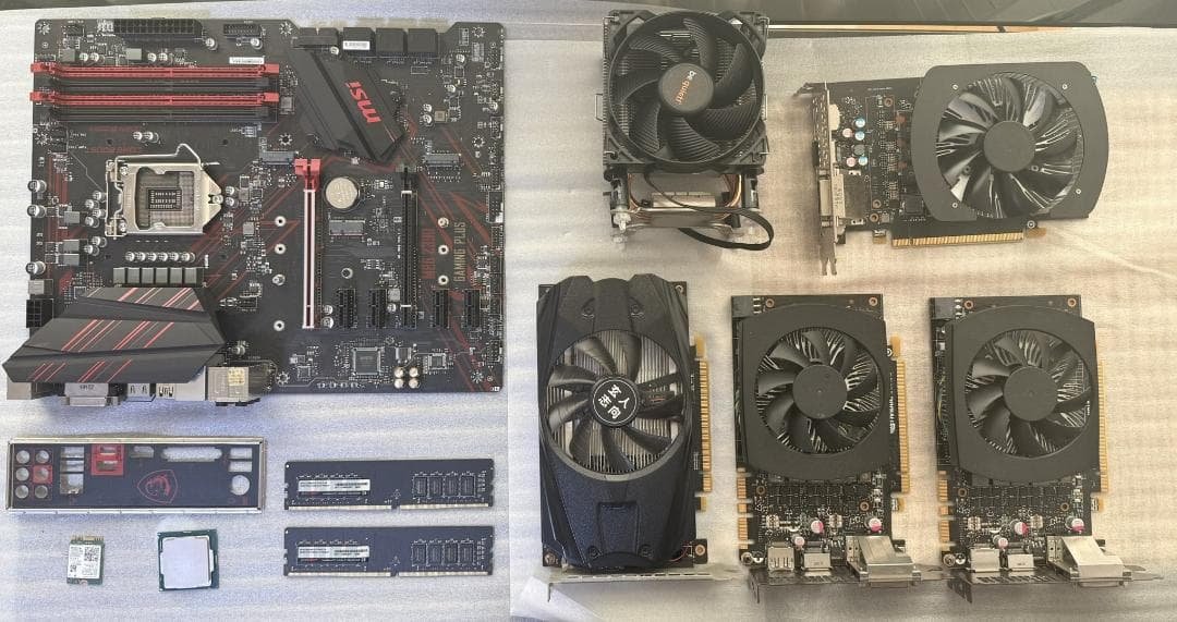 Intel Core i7-8700 グラボ4台他