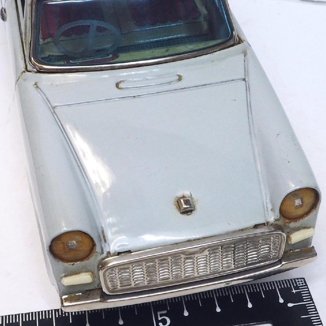 萬代屋【トヨタ パブリカ水色】ブリキ ミニチュア自動車tin toy car箱無