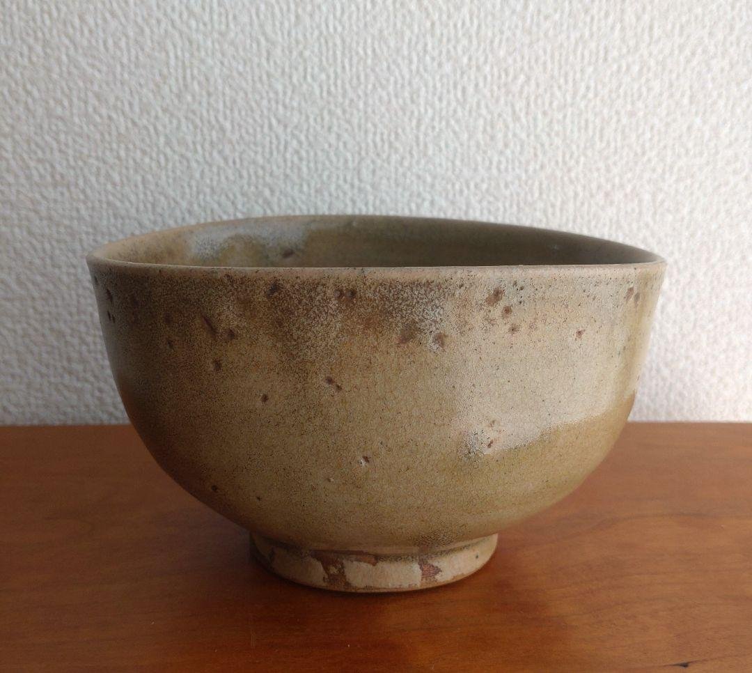 【高麗・李朝・朝鮮】高麗青磁茶碗　古陶　象嵌菊花文　雲鶴狂言袴