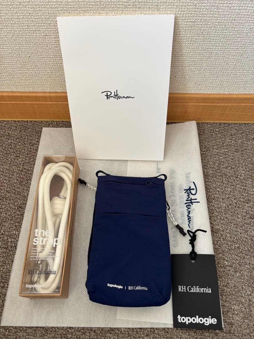【RonHerman×Topologie】フォンサコッシュ、ストラップ