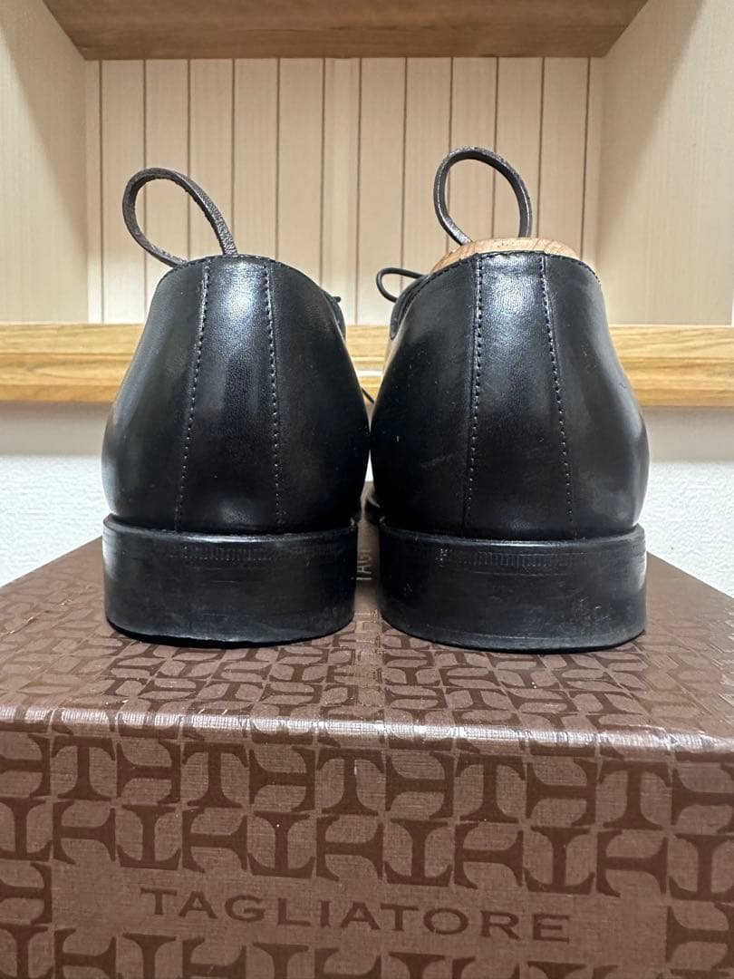 【美品】Ermenegildo Zegnaゼニア Uチップイタリア製51/2 黒