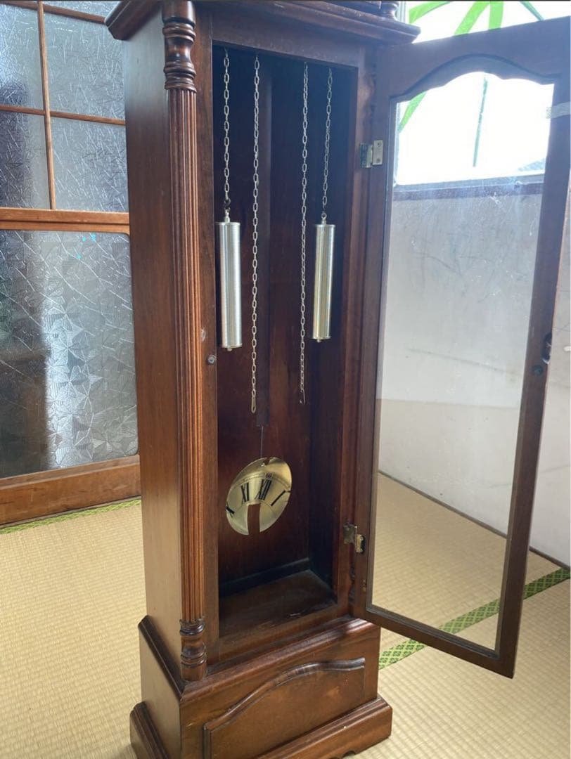 振り子時計 アンティーク 昭和レトロ ホールクロック