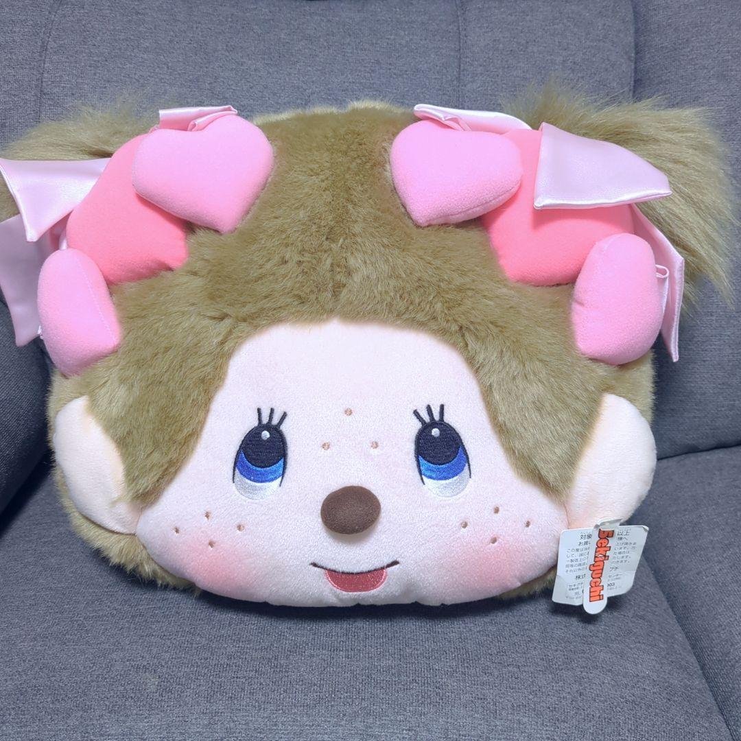 【当時物】セキグチ 正規品☆ モンチッチ フェイスBIGぬいぐるみ