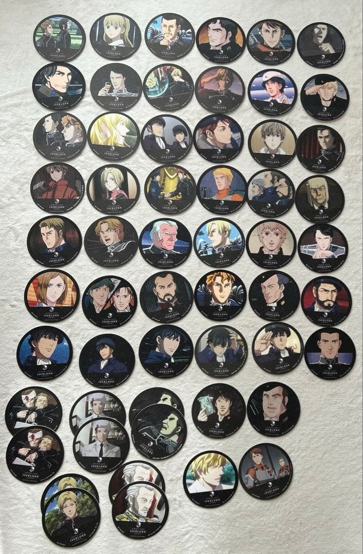 銀河英雄伝説 イゼルローンフォートレス 特典コースター　56枚