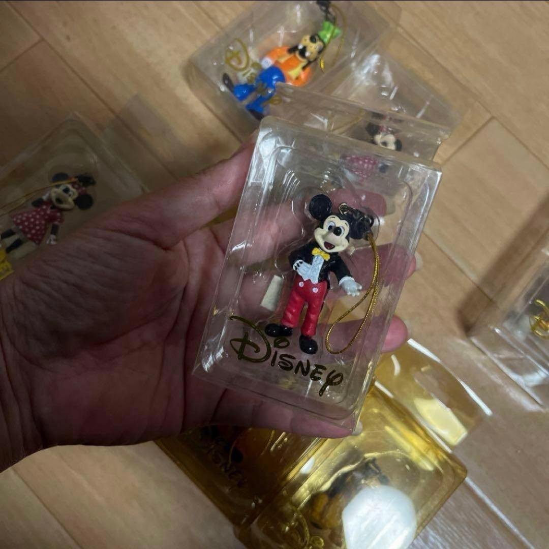 レア　ヴィンテージ　ディズニーキャラクターストラップ　フィギュア　1セット