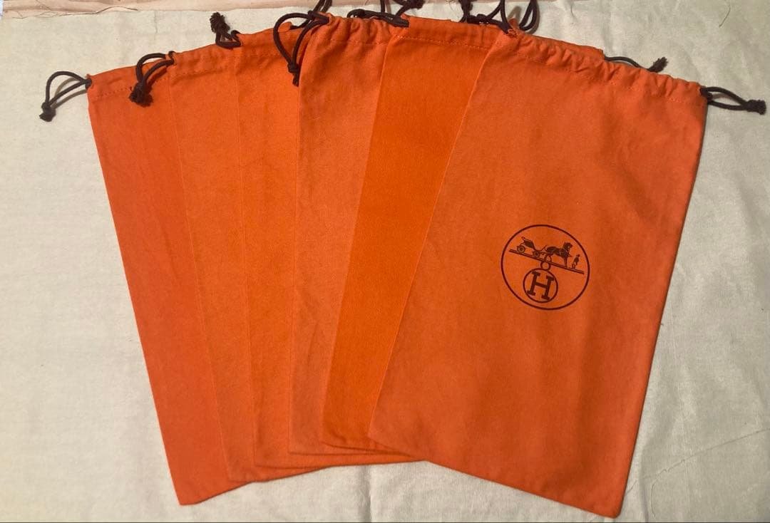 【美品】HERMES エルメス 巾着 保存袋 6枚