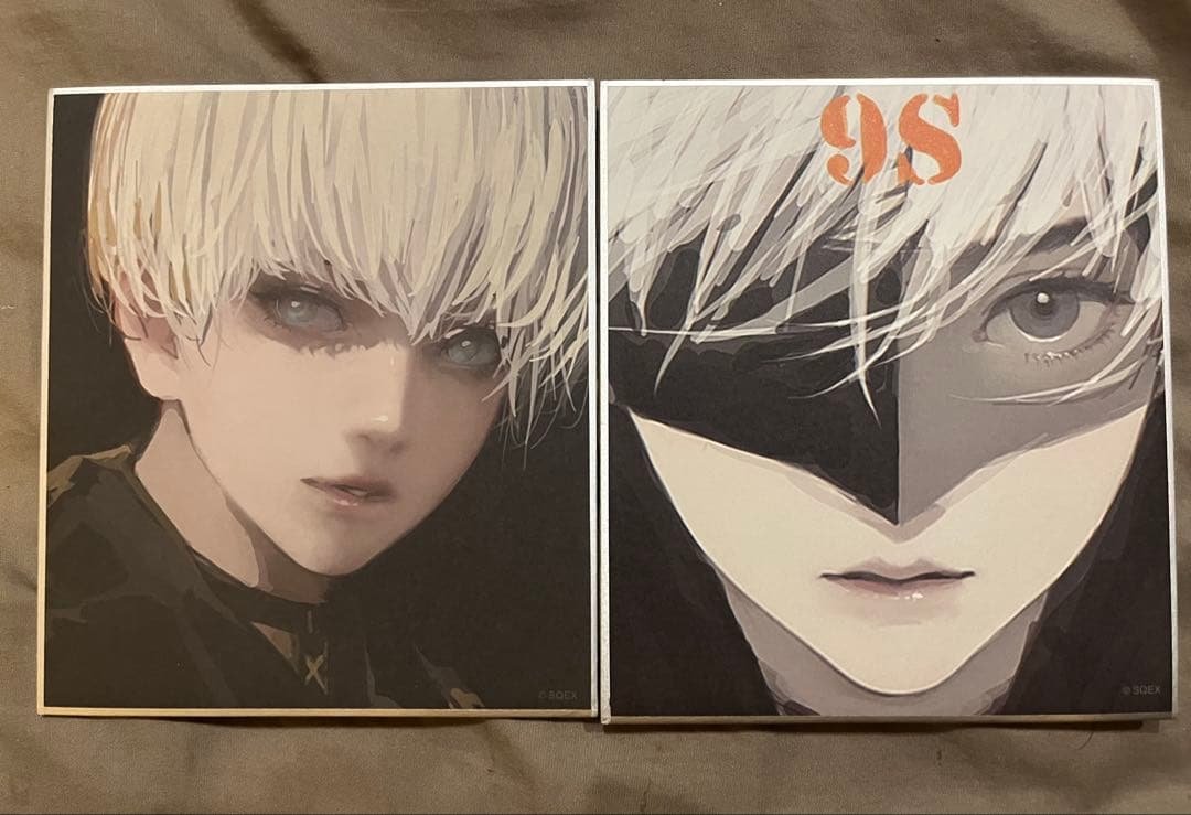 NieR 消セナイ記録 ミニ色紙 色紙 9S 全2種 コンプリート