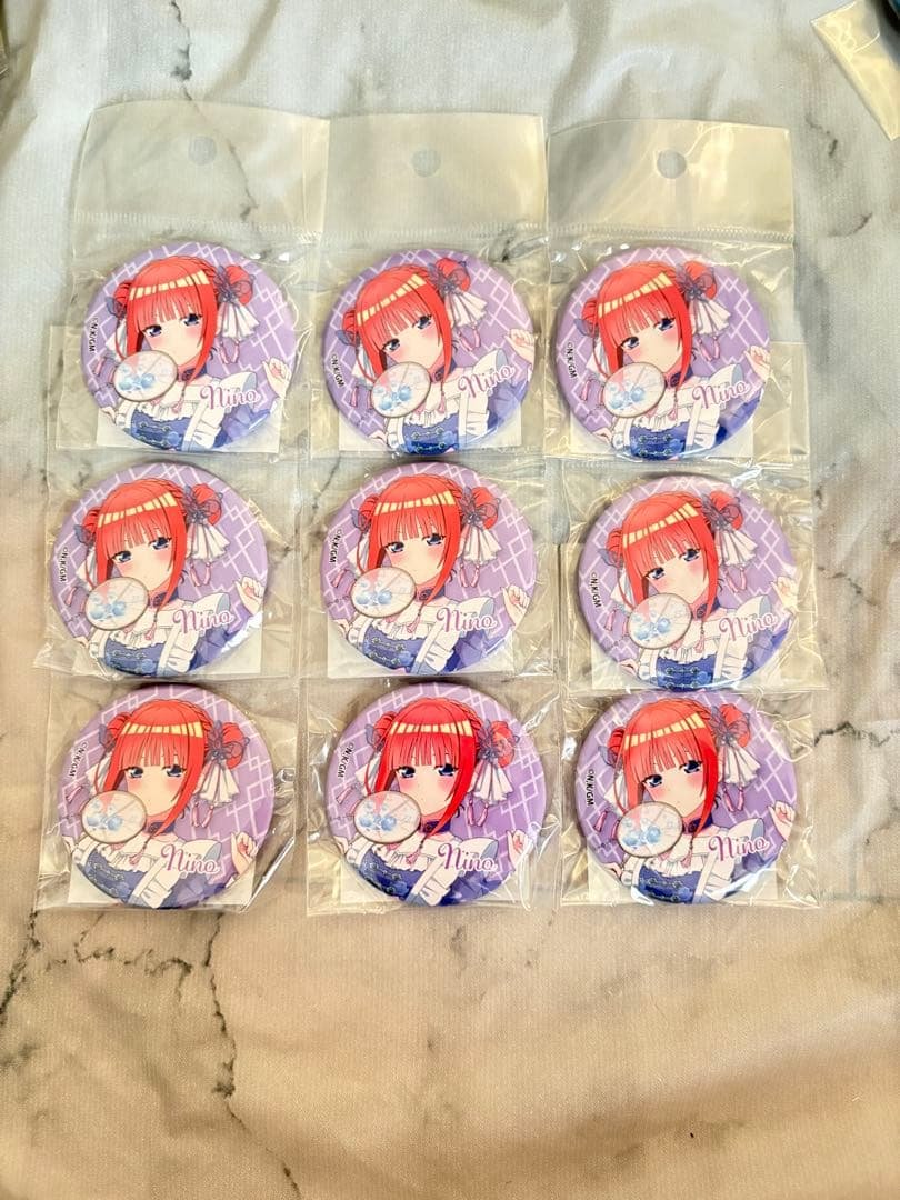 五等分の花嫁　中野二乃　缶バッジセット