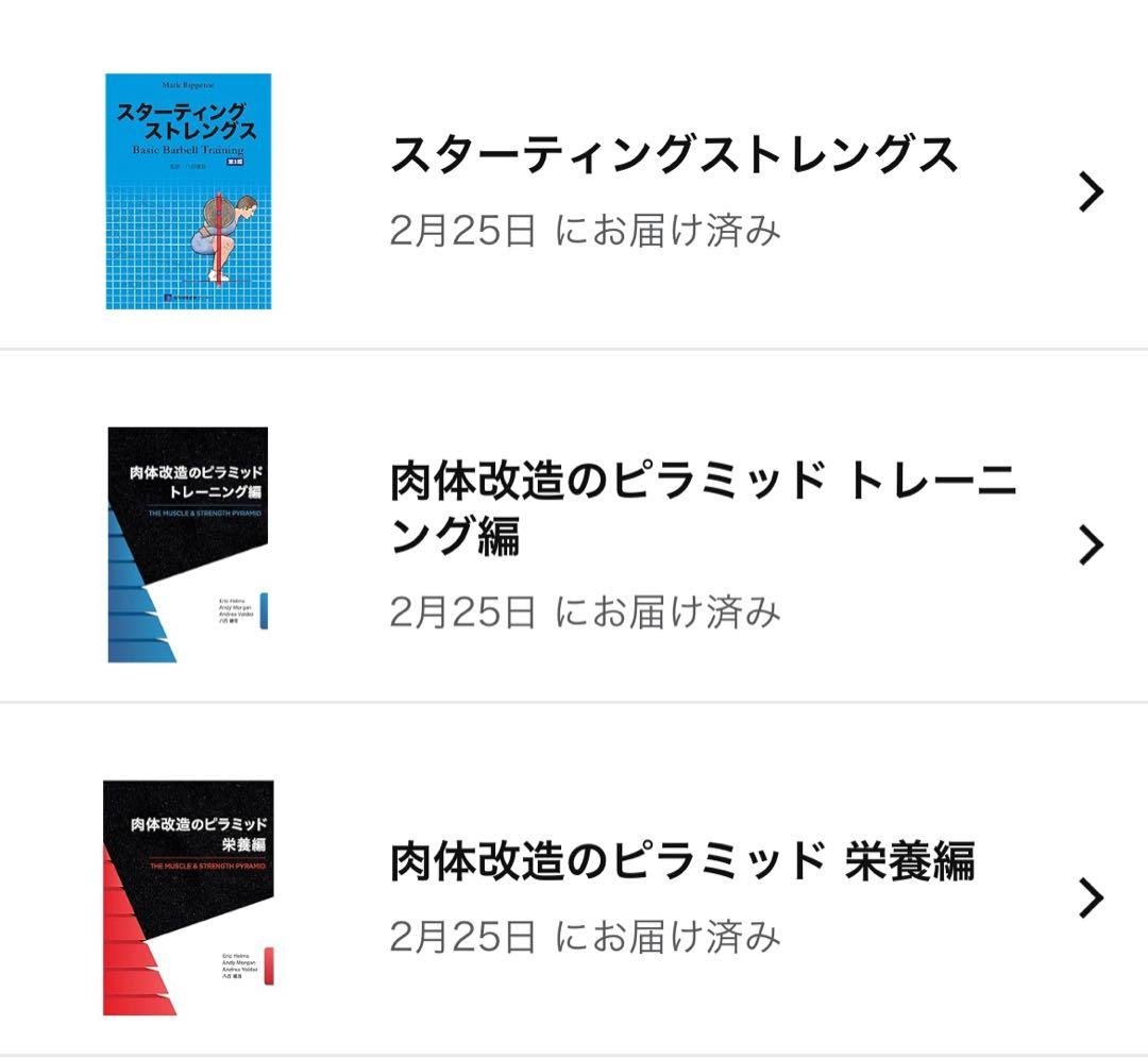 スターティングストレングスと肉体改造のピラミッド