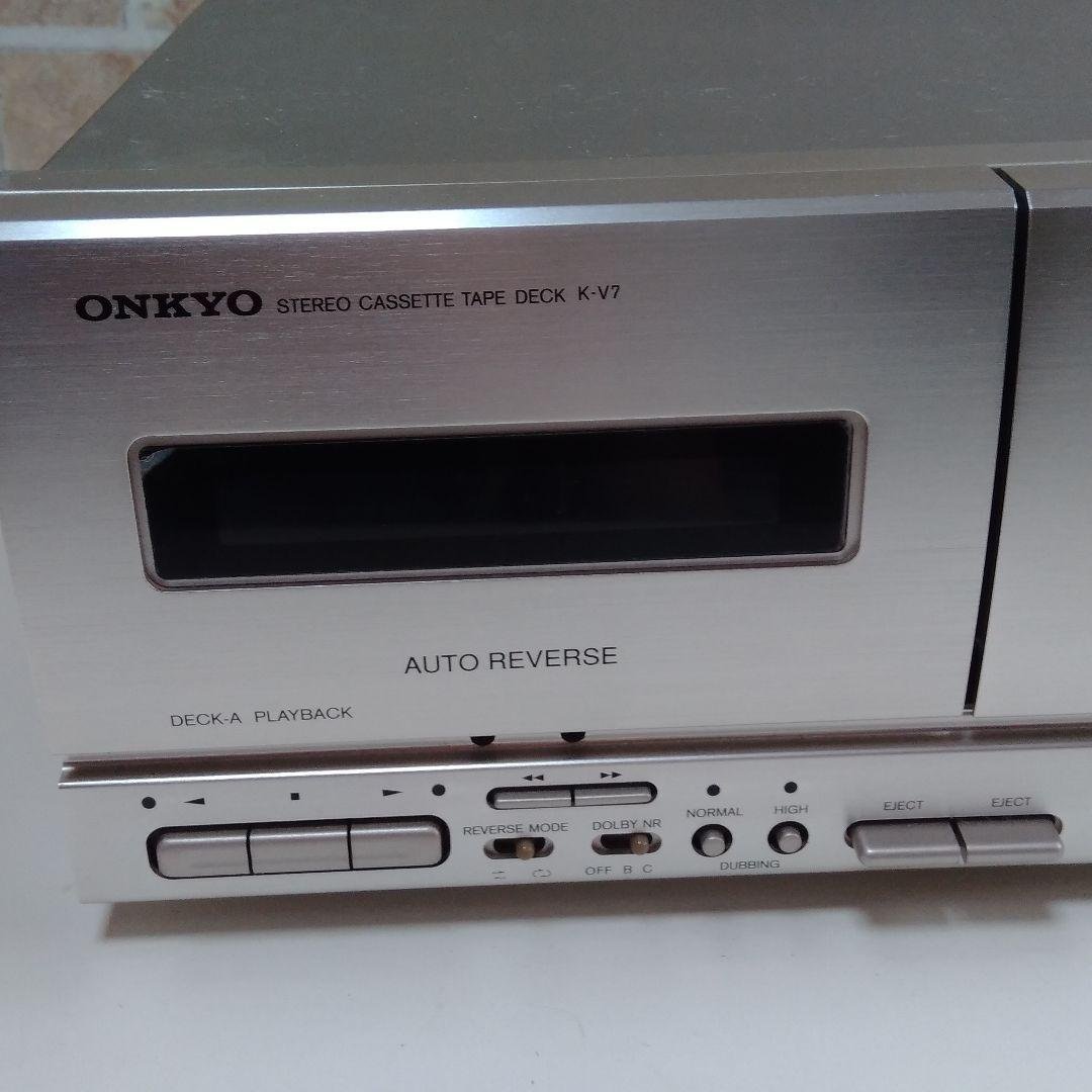 onkyo オンキヨー essay ダブル カセットデッキ K-V7