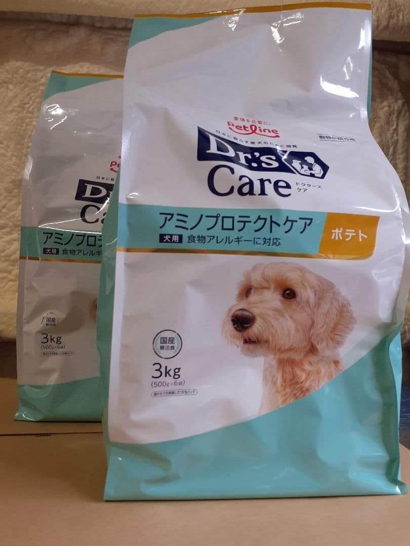 tom☆様ドクターズケア犬用療法食アミノプロテクトケアポテト3kg×2袋