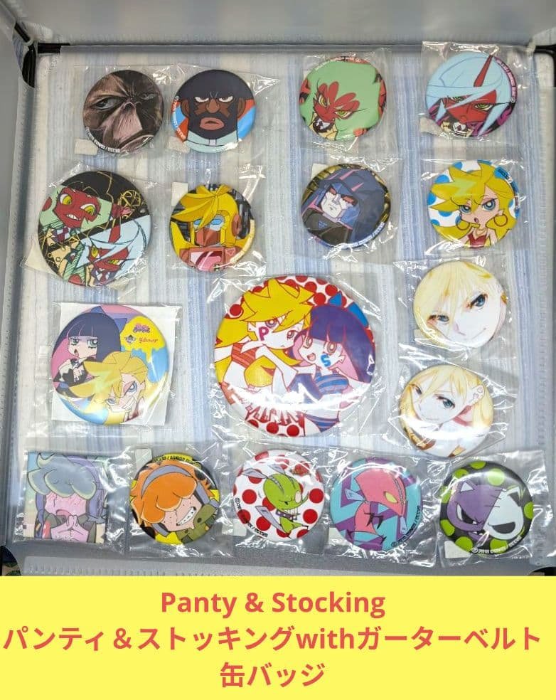 Panty & Stocking パンティ＆ストッキング 缶バッジ まとめ