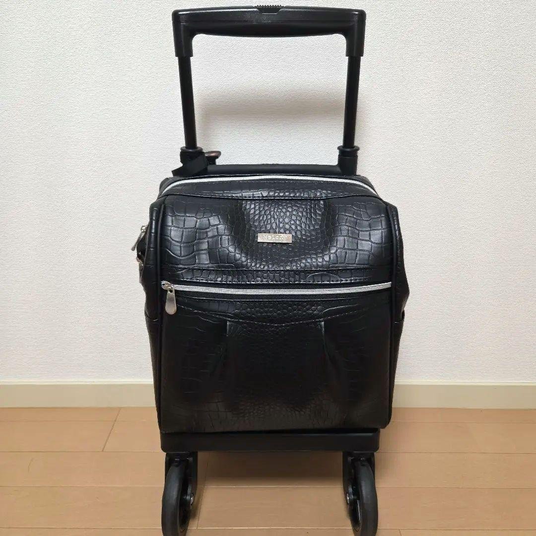 島製作所 ショッピングカート メロディ スムーズKBR クロコダイルBK
