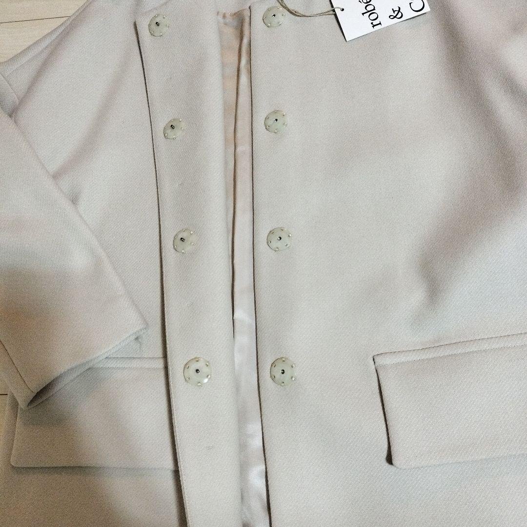 【みい】robélite & CO. ベージュ チェスターコート ウール