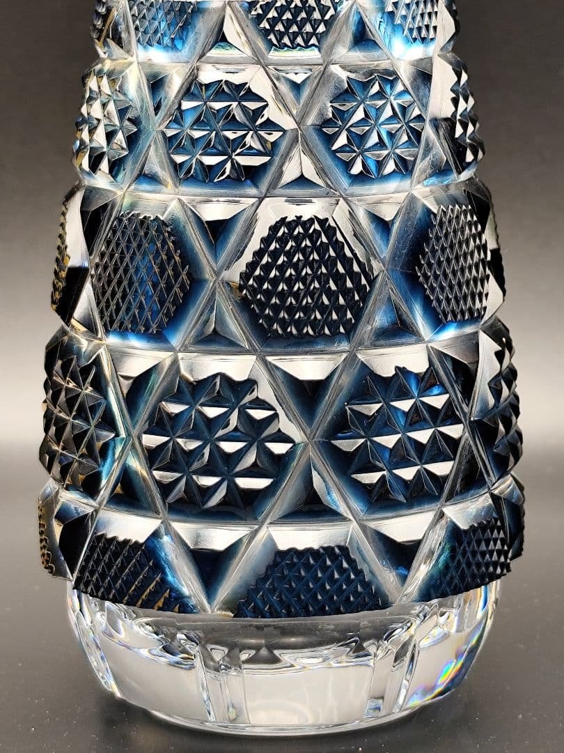 超希少品☆復刻薩摩切子 酒瓶（切子、江戸切子、薩摩切子）