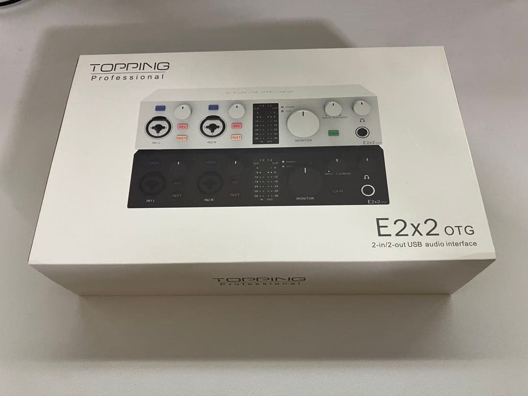 【土日限定値下げ！】Topping E2x2 OTGオーディオインターフェイス