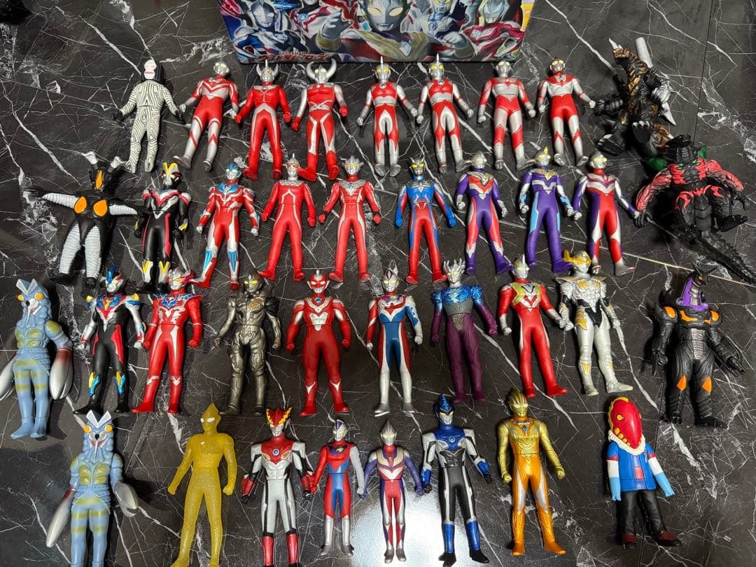 断捨離!!写真5枚分全部セット★ウルトラマン ソフビ まとめ売り