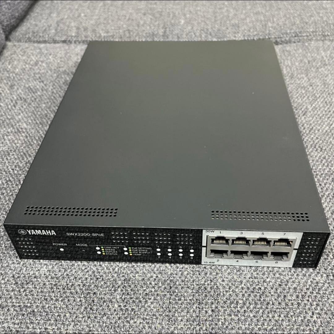 YAMAHA SWX2200-8PoE スマートL2 スイッチ 中古美品 002