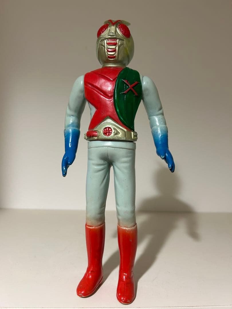 全長約23cm 大変希少なデカい　無版権　仮面ライダー　当時物　パチ　70年代