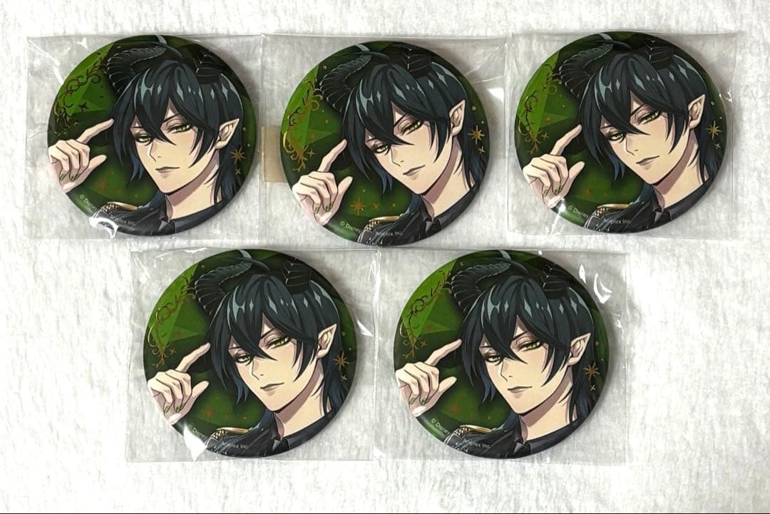 ツイステ ツイステ展 5周年 ブレイジングジュエル 缶バッジ マレウス ②