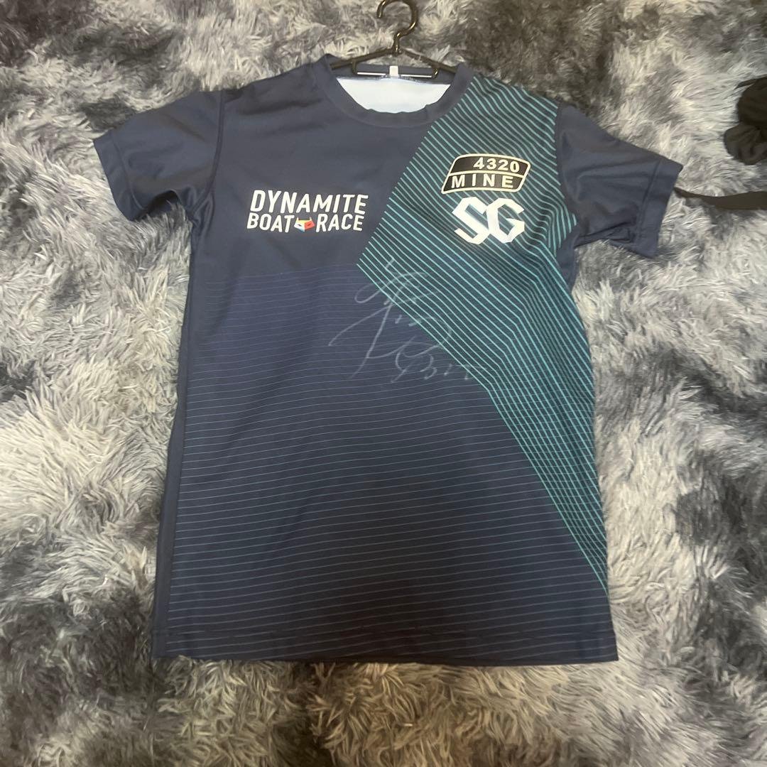 峰竜太 SG Tシャツ サイン入り　ボートレース